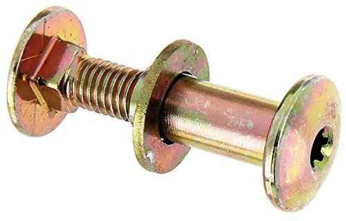 Alberts 338312 Flachrundschraube | Multi-Fix, mit Hülsenmutter | galvanisch blau verzinkt | M8 x 30 mm | 2er Set