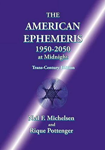 The American Ephemeris 1950-2050 at Midnight - Astrologie, Mond & Sternzeichen – Präzise astronomische Daten für Astrologen und Himmelsbeobachter, ideal zur Planung von Horoskopen.