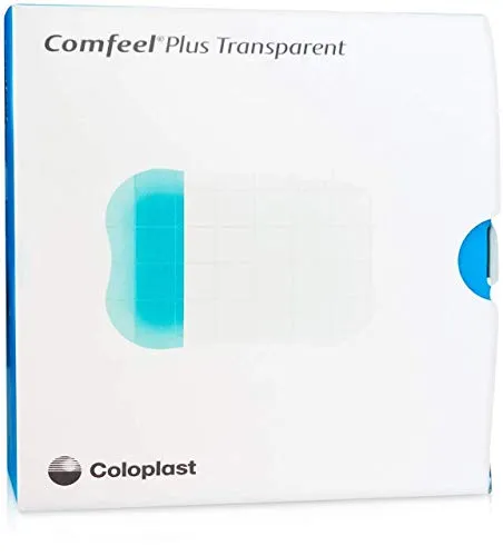 Comfeel Plus Transparent Hydrokolloidverbände 5 x 7 cm - 10 Stück - Erste-Hilfe-Heftpflaster & Verbandsmaterial, hautfreundlich und optimal für die Wundheilung geeignet.