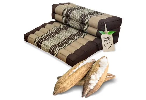 livasia Stützkissen Stützkissen faltbar, vegan und handgefertigt, 72x50x12cm, Kapok