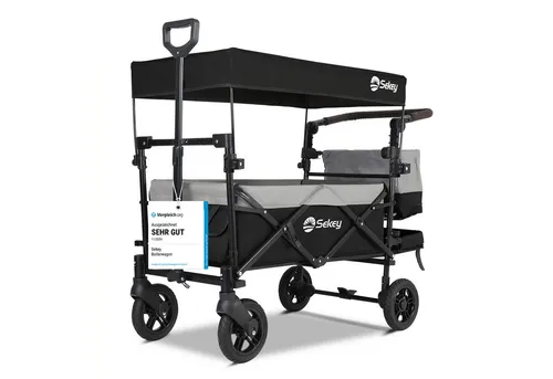 Sekey Bollerwagen Faltbar mit Dach von Sekey