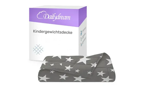 Gewichtsdecke für Kinder aus 100% Baumwolle - Bettdecken mit beruhigendem Tiefendruck, fördert Entspannung und schnelles Einschlafen. Atmungsaktive Baumwolle sorgt für ein angenehmes Schlafklima – perfekt für empfindliche Kinderhaut.