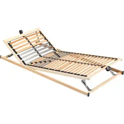 Sun Garden L 2010 Lattenrost Brillant mit verstellbarem Kopfteil - Lattenrost mit individuell anpassbarem Kopfteil für optimalen Schlafkomfort und gesunde Schlafhaltung, ideal für entspannte Stunden beim Lesen oder Fernsehen.