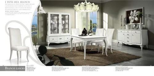 Ausziehbarer Esstisch aus Holz im modernen Design - Moderner Esstisch für bis zu 8 Personen, ausziehbar und ideal für das Esszimmer. Mit einer kompakten Größe von 110 x 110 cm, in elegantem Weiß und ohne Montageaufwand.