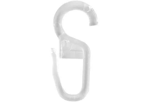 Bestlivings Gardinenstange, 1-läufig, Faltenleghaken - klar - 9mm, Gardinenring (silber) Ø40mm , Gardinenringe Ø40mm inkl. Faltenleghaken