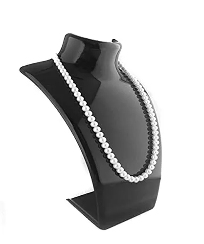 Yudu Schmuckbüste Dekobüste Schmuckdisplay Kunststoff (schwarz)