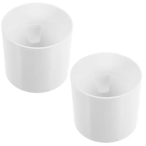 WINOMO 2er-Set Golf Putting Cup – 4-Zoll Trainingsloch für Zuhause, Garten & Grün – Hochwertiger Kunststoff (Weiß)