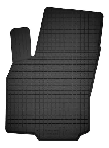 Wielganizator Gummimatte Fahrerseite passend für Renault Scenic III (2009-2016) Minivan | bessere Passform als universelle Matten | Schwarz | Hergestellt in Polen