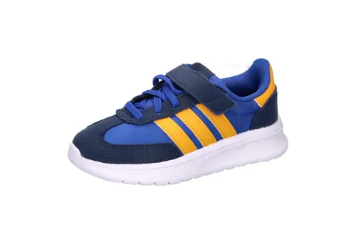 ADIDAS Kinder Freizeitschuhe Run 70s 2.0 Kids - Bequeme Freizeitschuhe für Kinder mit weicher Dämpfung. Der Klettverschluss sorgt für einfaches An- und Ausziehen, ideal für Spielplatz und Stadt. Hergestellt mit recycelten Materialien für einen nachhaltigeren Ansatz.