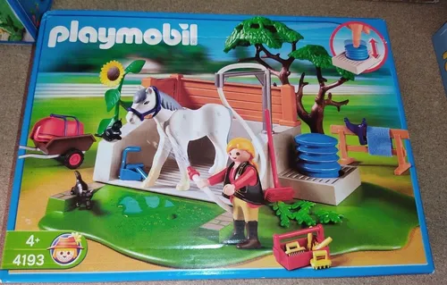 Produktbild Playmobil Set 4193 Pferde-Waschplatz
