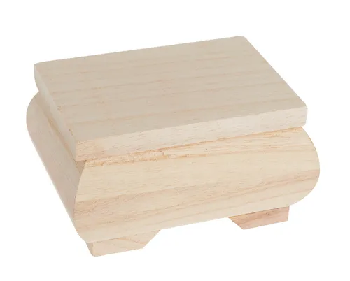 VBS Holzkästchen, bauchig, 11x8x6cm von VBS