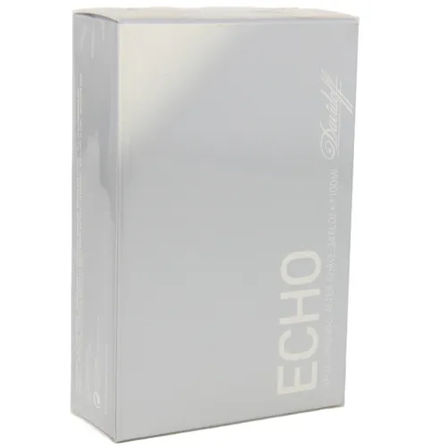 Davidoff ECHO After Shave 100ml - Herren After Shave mit erfrischendem Duft, ideal für eine belebende Pflege nach der Rasur.