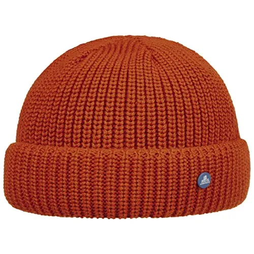 HAMMABURG Strick Dockermütze - Hochwertige Beanie aus Wolle, Made in Italy - Strickmützen für Herren mit hohem Wollanteil für optimale Wärmeisolation und schmutzabweisende Eigenschaften. Einheitsgröße für perfekten Sitz und lässigen Look.