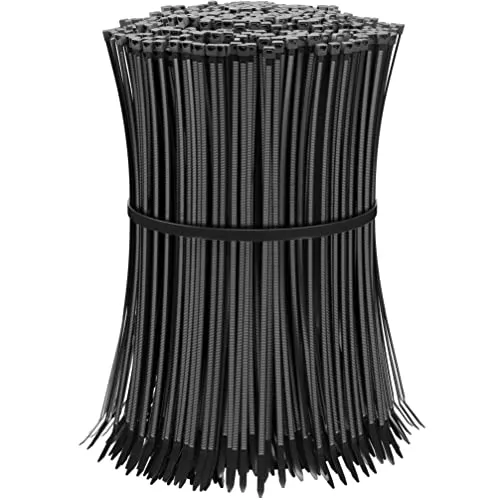 HeiKab 1000 Kabelbinder 200 x 3,6 mm in schwarz von HeiGroup