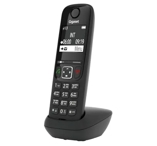 Gigaset AS690 HX Schnurloses Telefon mit großem Display - Festnetztelefon mit Freisprechfunktion und DECT-Technologie für kristallklare Gespräche, ideal für Zuhause oder Büro.