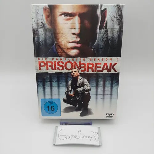 Prison Break - Die komplette Season 1 (6 DVDs) - Spannende Serie über einen Bruder, der seinen unschuldig verurteilten sibling aus dem Gefängnis befreien will. Ideal für Serienliebhaber und Fans von Nervenkitzel!