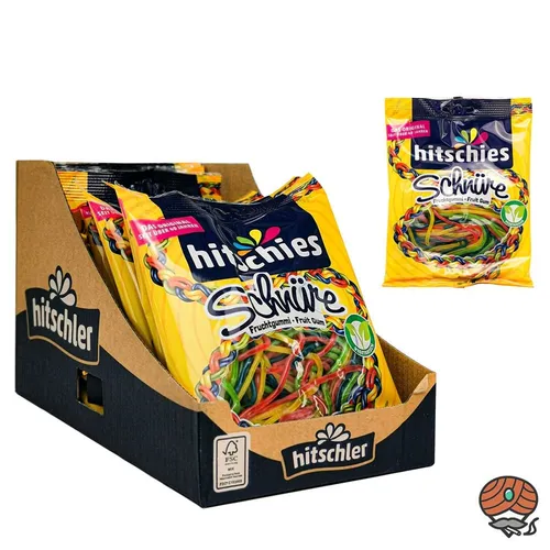Hitschies Schnüre, Fruchtgummi, Box 15x 125g