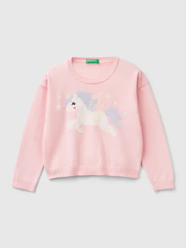 Benetton Pullover in Rosa, Größe 98, Baby von Benetton