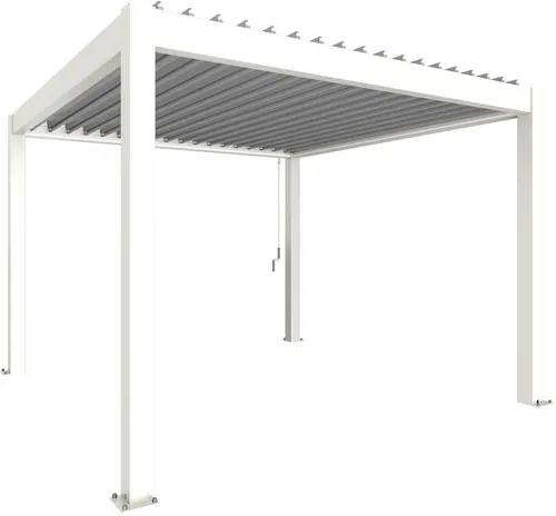Biohort Pergola 3,5x3,5 – Ausgezeichnetes Design für Ihren Garten - Gestalten Sie Ihren Außenbereich mit der Biohort Pergola. Sie bietet stilvollen Schatten und ist ideal für Gartenpartys. Hochwertige Materialien garantieren Langlebigkeit und Pflegeleichtigkeit. Made in Austria.