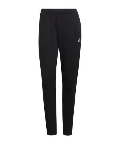 Adidas Damen Trainingshose - Gr. S - Damen Hosen, Adidas Entrada mit elastischem Bund und praktischen Reißverschlüssen an den Seitentaschen für optimalen Komfort und Funktionalität.