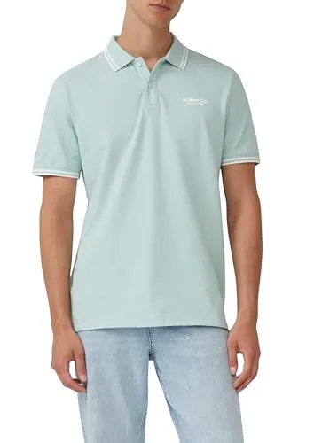 s.Oliver Poloshirt blau L (50) - Herren-Shirt aus 100% Baumwolle, pflegeleicht und ideal für Freizeit oder Büro, in ansprechendem Blau.