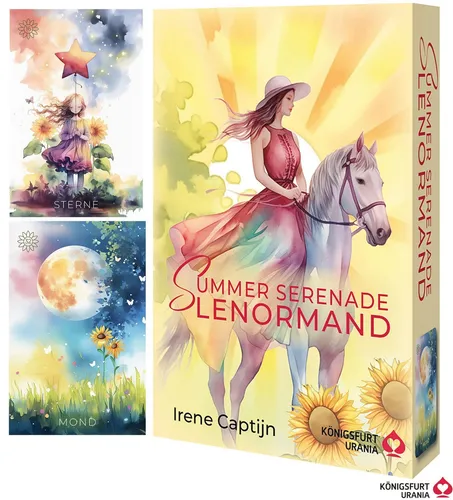 Summer Serenade Lenormand - 38 Lenormand-Karten und Booklet  ... 4250375102588