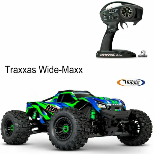 Traxxas TRX89086-4-RNR Wide Maxx 1/10 Monster Truck RTR Rock N Roll - RC-Modelle, Offroad-fähiger Monster Truck mit Allradantrieb und leistungsstarkem Brushless-Motor, bereit für sofortigen Einsatz!