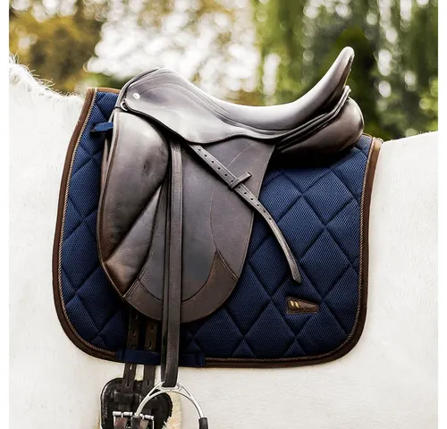 Back on Track Air Flow Schabracke Dressur Full Warmblut (Blau) - Schabracken, luftdurchlässig und atmungsaktiv für optimalen Komfort während des Reitens.