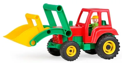 LENA Aktive Traktor mit Frontschaufel, Schaukarton, 04361
