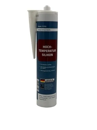 MMXX Hochtemperatur Silikon Rotbraun 310 ml – hitzebeständiger Dichtstoff bis 280 °C – essigsäurevernetzend, elastisch & säurebeständig – ideal für Ofen, Kamin, Metall & Keramik