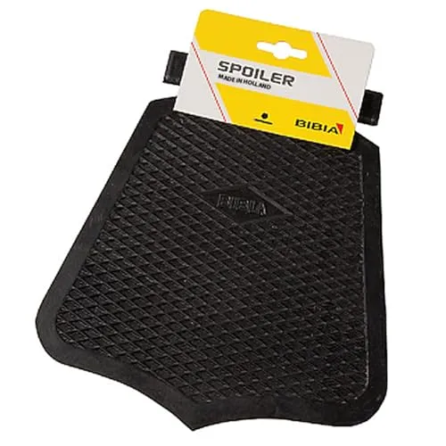 Splatlap Classic Ombuig 21 x 19 cm schwarz - Praktische Outdoor-Schürze aus robustem Gummi, ideal zum Schutz Ihrer Kleidung beim Grillen oder Basteln.