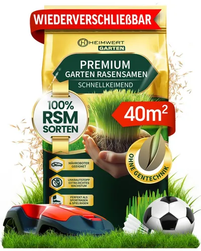 HEIMWERT Rasensamen schnellkeimend Sommer Turbo in beige von HEIMWERT