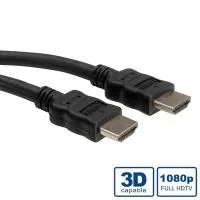 Roline HDMI Anschlusskabel 15m - Geschirmt - Monitor-AV-Kabel & Adapter, hochwertig geschirmt für optimale Signalübertragung und maximale Auflösung von 1920x1080 @60Hz. Ideal für die Verbindung von HDMI-Geräten.