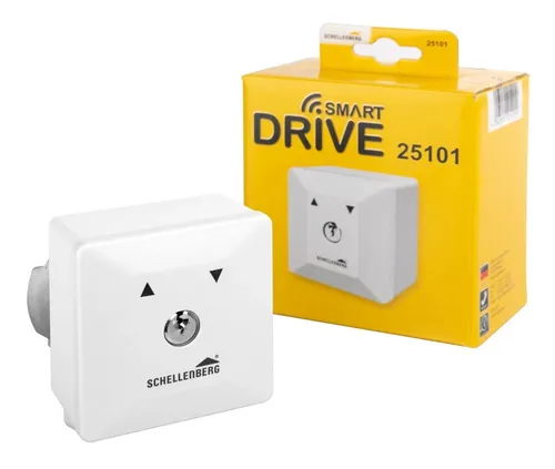 Schellenberg 25101 Torantrieb Schlüsselschalter Aufputz - Antriebsteile für Garagen- und Außentorantriebe, inkl. 3 Schlüssel und austauschbarem Schließzylinder für mehr Sicherheit und Komfort.