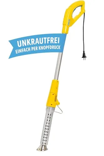 GLORIA Thermoflamm BIO - Elektrischer Unkrautvernichter, 2000W mit Kegeldüse, umweltfreundlich und TÜV-geprüft für effiziente Unkrautbekämpfung