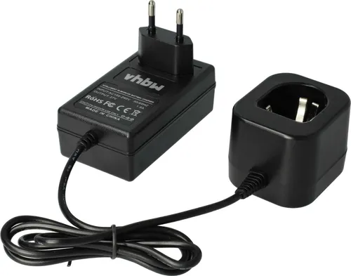 vhbw Ladegerät kompatibel mit Panasonic EY6107, EY6105YQW, EY6181CRKW, EY6181EQKW, EY6188CRKW, EY6230FQKW, EY6181CQK Werkzeug Ni-Cd, NiMH-Akkus, 1,2 V