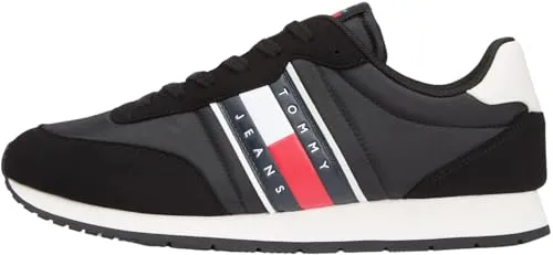 Produktbild Tommy Jeans TJM Classic Runner EM0EM01709 Low-Top Schuhe für Herren, Schwarz, 44 EU