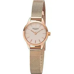 Regent Damen Uhr F1167 Edelstahl rosé Quarz von Regent