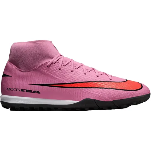 Nike ZM SUPERFLY 10 ACADEMY TF - pink - Fußballschuhe mit Zoom Air-Dämpfung für reaktionsfreudigen Komfort, optimalen Ballkontakt und hervorragenden Grip auf Kunstrasen.