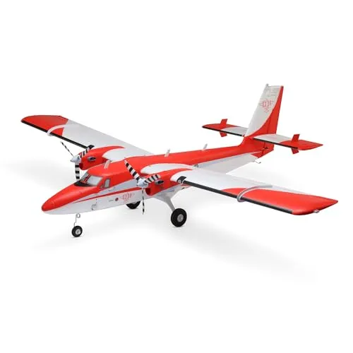 E-Flite DHC‑6 Twin Otter 1,4 m RC Flugzeug PNP – Brushless PNP Scale Modell, STOL, LED‑Beleuchtung, für 3S/4S LiPo (ohne Sender/Akku)