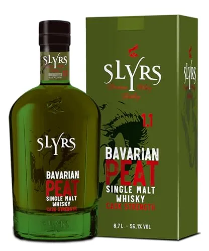 Slyrs Bavarian Peat Cask Strength 0,7 Liter 56,1% Vol.