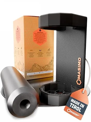 MASIMO Magnetischer Schalldämpfer Halter für Waffenschrank – Schalldämpferhalter zur sicheren Aufbewahrung und Trocknung – Schwarz, L Ø 55 mm