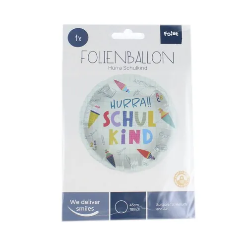 Folat Schulheft Folienballon - Schulanfang - Ø ca. 45 cm
