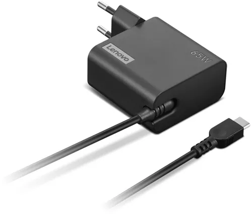 Lenovo 65W USB-C Wall Adaptor - Effizientes Laden für Ihr Notebook - Laptop Netzteile, 65 W USB-C-Wandadapter mit PD 3.0 für schnelles Laden, ideal für mobiles Arbeiten und unterwegs.