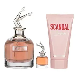 Jean Paul Gaultier Scandal EDP 80 ml + EDP MINI 10 ml + BL 75 ml - Verführerischer blumiger Chypre-Duft für Damen mit fruchtigen und blumigen Noten, ideal für besondere Anlässe und um Ihre Weiblichkeit zu betonen.