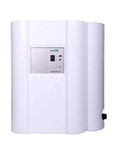 INTEWA-Rainmaster Eco 10 - Modernes Inline Hauswasserwerk aus Edelstahl - Gartenentwässerung - Das sparsamste und leiseste Hauswasserwerk der Welt mit max. Volumenstrom von 10 l/min, ideal für WC, Waschmaschine und Garten.