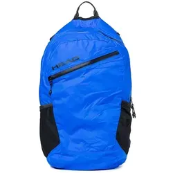 HEAD Foldable Backpack Kobaltblau – Praktischer Schulrucksack für Jungen - Zusammenfaltbarer HEAD Rucksack in Kobaltblau, leicht und platzsparend. Mit geräumigem Hauptfach und praktischen Seitentaschen für Trinkflaschen. Ideal für Schule und Freizeit!
