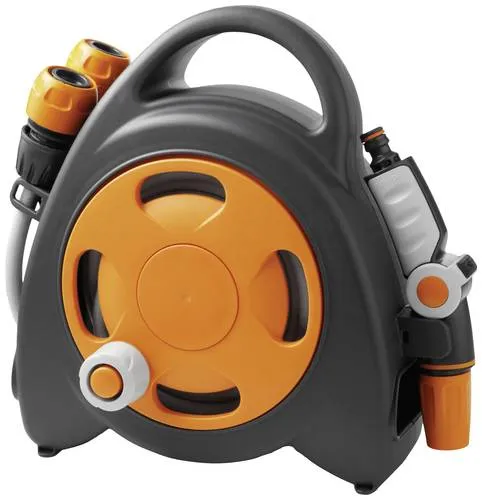 Ewuaqua Aquabag Minischlauchbox 72004 Komplettset - Bewässerungssystem mit 10m Schlauch, ergonomischer Gartenspritze und vielseitigen Anschlüssen. Ideal für präzise Gartenbewässerung und einfache Handhabung.