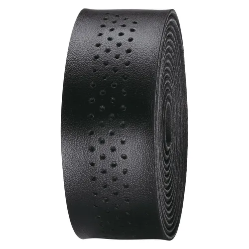 BBB Cycling SpeedRibbon BHT-12 Lenkerband, Schwarz, 200 x 3 cm - Optimales Fahrgefühl: Das perforierte Mikrofaser-Material sorgt für hohe Feuchtigkeitsaufnahme und Luftzirkulation. Attraktive Leder-Optik, wasserfester Kleber und individuelles Finish-Band für dein perfektes Setup.