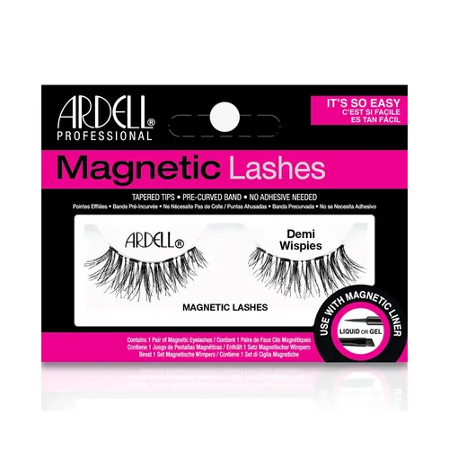 ARDELL Magnetic Single Lash demi Wispies - Make Up – Künstliche Wimpern für einen glamourösen Augenaufschlag, einfach anzuwenden mit Magnettechnologie für perfekten Halt.